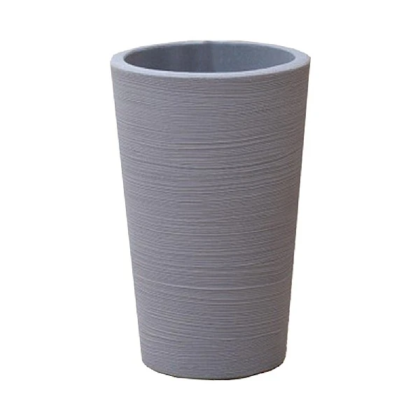 Stewart Garden 35cm Varese Medium Planter Alpine Grey 1 Stewart Garden 35cm Varese Medium Planter Alpine Grey