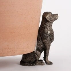 Jardinopia Plant Pot Feet Bronze Labrador - Set Of 3