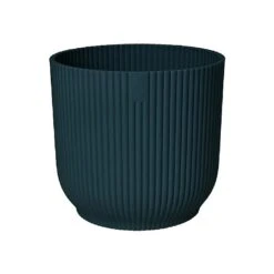 Elho Vibes Fold Round Planter 22cm Deep Blue -Outdoor Garden Care Shop 1230825 4