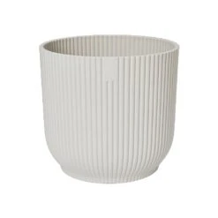 Elho Vibes Fold Round Planter 22cm Silky White -Outdoor Garden Care Shop 1230826 5