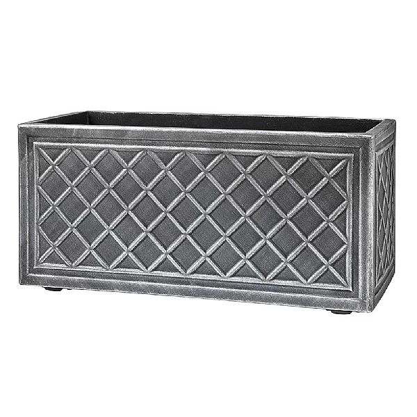 Stewart Garden 70cm Lead Effect Trough - Pewter 2 Stewart Garden 70cm Lead Effect Trough - Pewter - Image 2