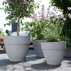 Elho Vibia Campana 35cm Round Planter (Various Colours) 10 Elho Vibia Campana 35cm Round Planter (Various Colours) -Outdoor Garden Care Shop VIBCAMRND35 4